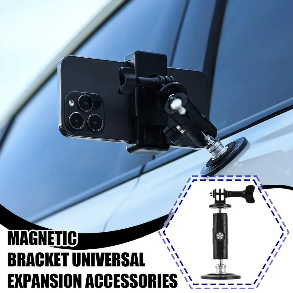 Magnetický stojan základ pre Shadowstone ACE/ Action s mäkkou silikónovou podložkou 360 stupňov nastaviteľná expanzia fotoaparátu Accessori Z6J9