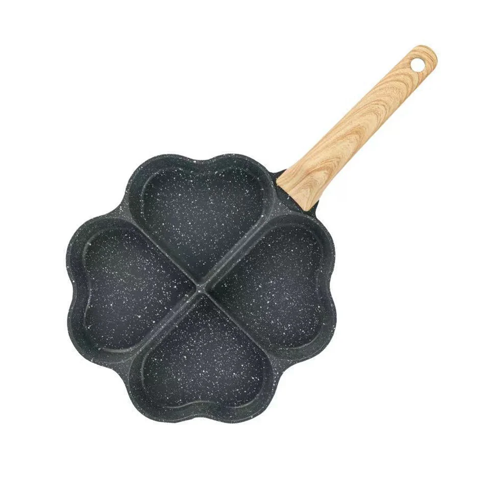 Maifan Stone Omelette Pan Multifunkčné vaječné fringové palacinky raňajky raňajky Mini panvice odolné voči opotrebeniu