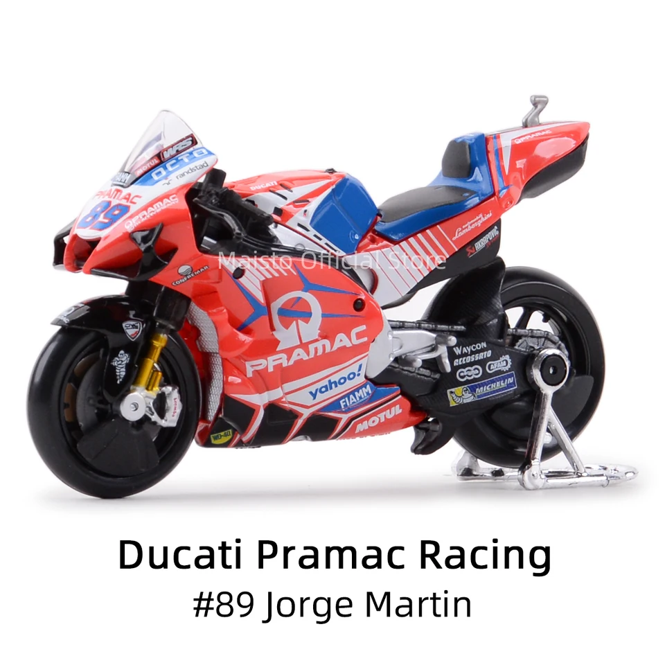 Maisto 1:18 2021 GP Racing Ducati Pramac Racing Die Cast Cashings Collective Motorcycle Model Hračky