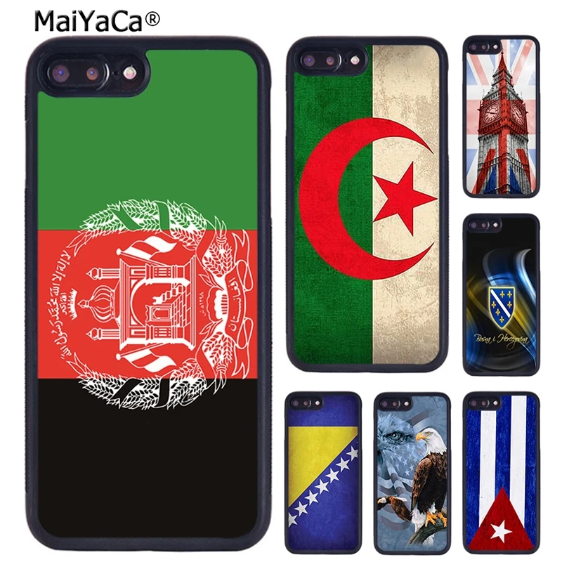 Maiyaca Alžírsko Afganistan Bosna British Pakistan Flag Pase pre iPhone 16 15 14 plus 11 12 13 Pro XR XS Max Coque