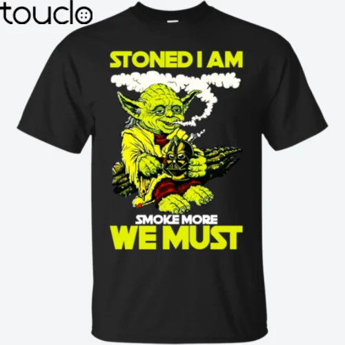Majster dym buriny marihuana vesmírne vojny mimozemská galaxia vtipné čierne tričko