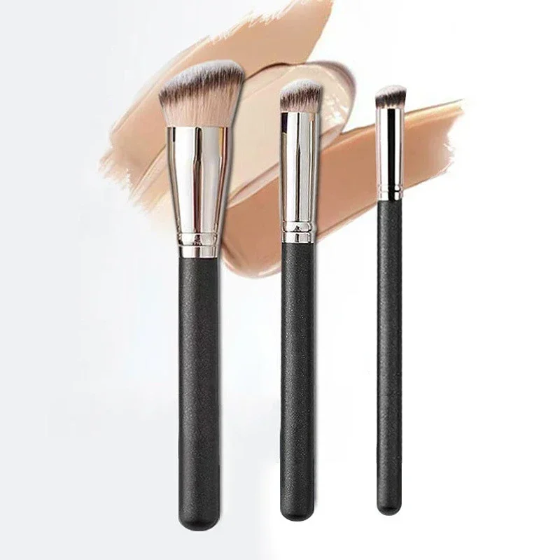 Makeup Brushes Foundation korektor naklonený plynulý kryt Syntetický tmavý kruh tekutý krém Kozmetika kontúry kefový kozmetický nástroj