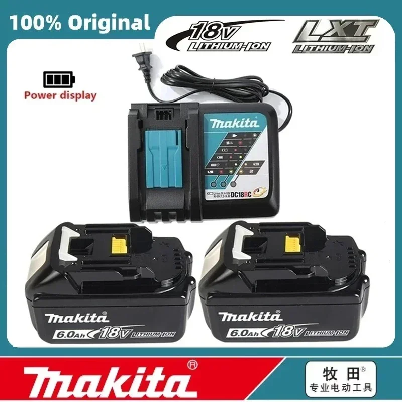 Makita li-ion batéria 100% kompatibilná pre Makita 18V BL1860B Elektrické náradie DDF487 DTW190 DTD156 DHP485 Výmena lítiovej batérie