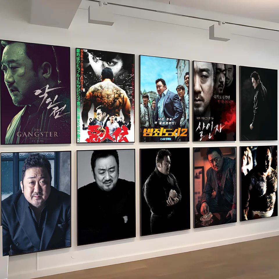 MALE MALO KOREA Hviezda ma dong-seok Dobré kvalitné výtlačky a plagáty HD Kvalita plagátu nástenná maľba maľba štúdia Domovod