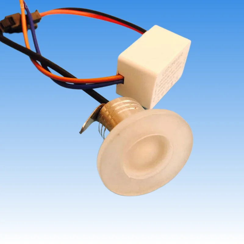 Malé LED zapustené stropné svetlo 1W/3W Downlight Spot Lamp Mini Spotlight pre šatník/skrinku vitrína Zobrazenie osvetlenia