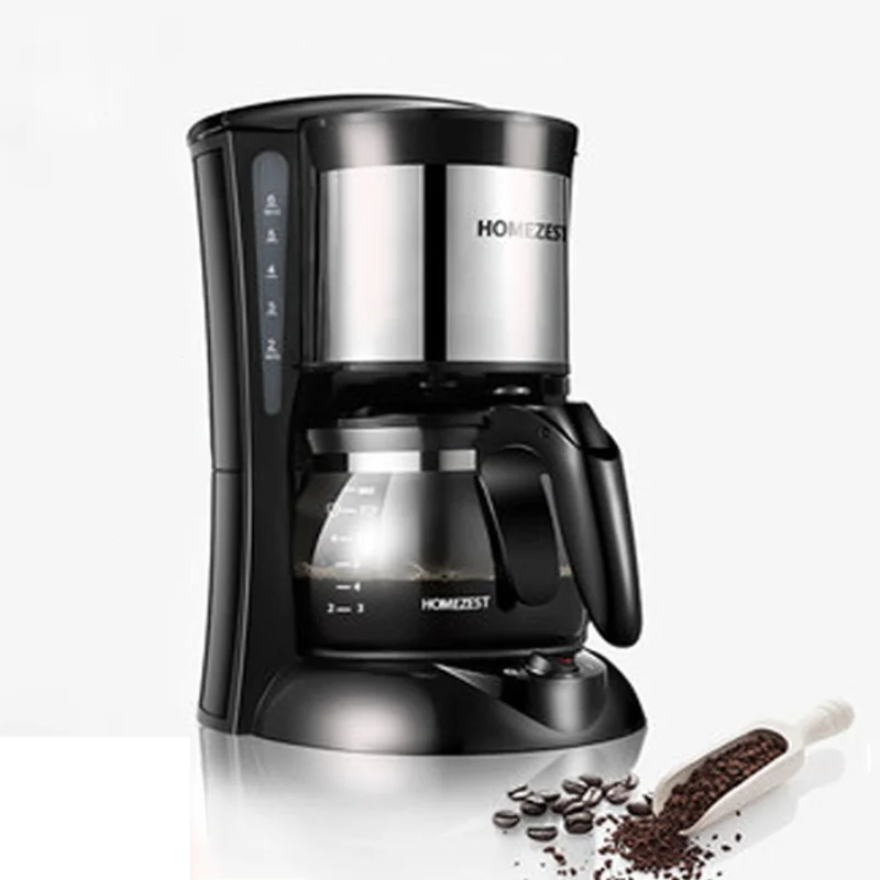 Malý kávový stroj na kávu pre domácnosť Používa prenosný americký kávovar umývateľný filter Office Electric Coffee Maker