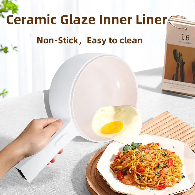 Malý multifunkčný elektrický hrniec na varenie, inteligentné instantné rezance, hrniec non stick kuchyn