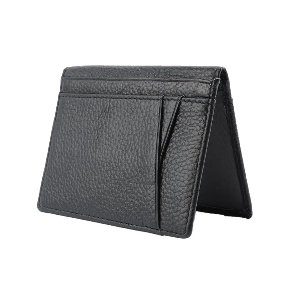 Malý mäkký pre vodičský preukaz s 8 kartami sloty Bifold Capere Originálne kožené držiaky kreditných kariet Super Slim Men Peňaženka