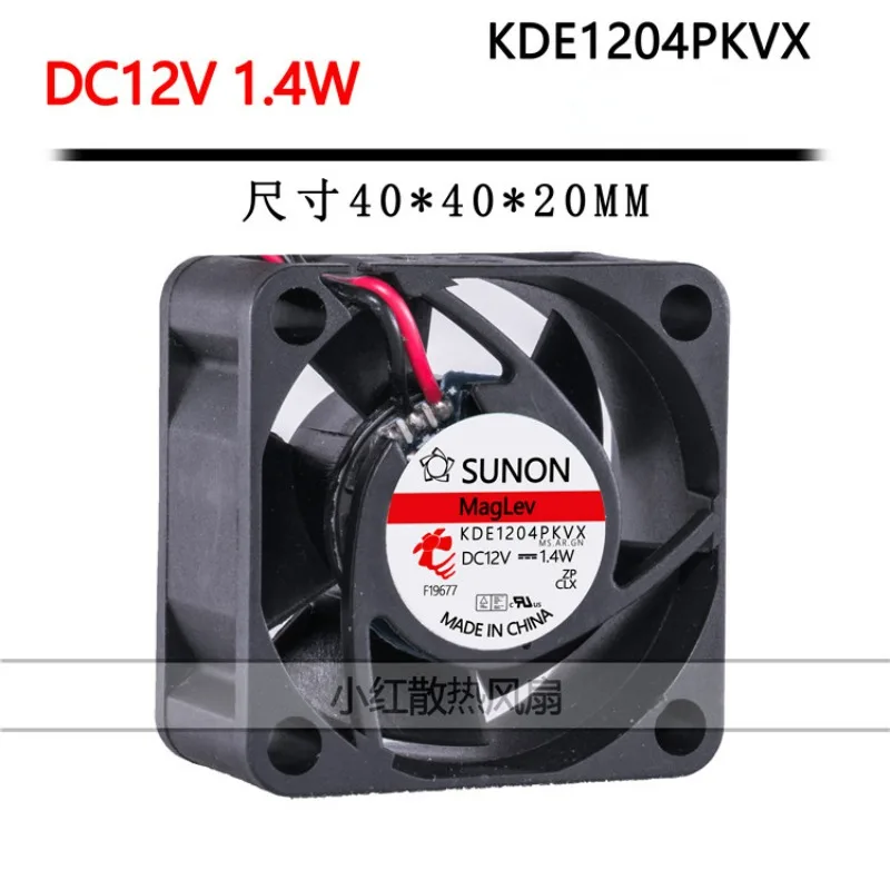 Malý zdroj napájania 1U sa zmenil na 12 V 1,4 W 4020 Magnetic Suspension Mute ventilátor.