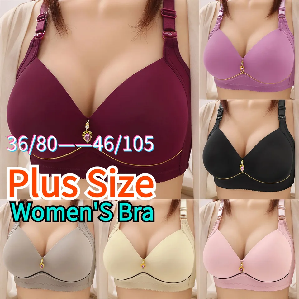 Mama brassiere bez oceľového prsteňa priedušné zhromaždené dámy spodná bielizeň Nemagnetické tenké poháre lesklé obézne ženy Dámske podprsenky