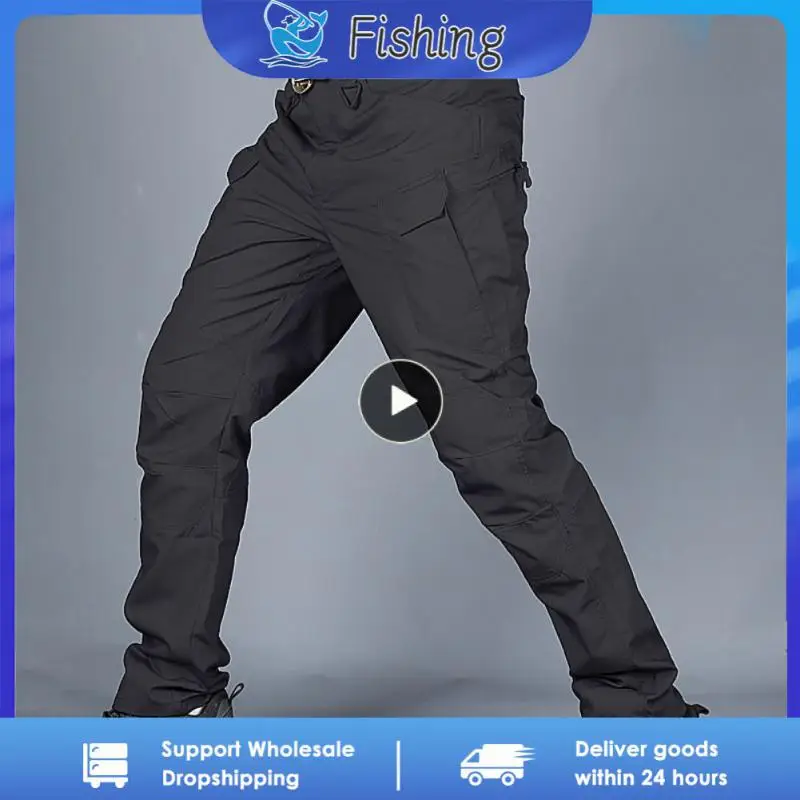 Man Spring Autumn Outdoor Pants Výcvik nohavice pánske lovy vodotesné bojové turistické pracovné nohavice