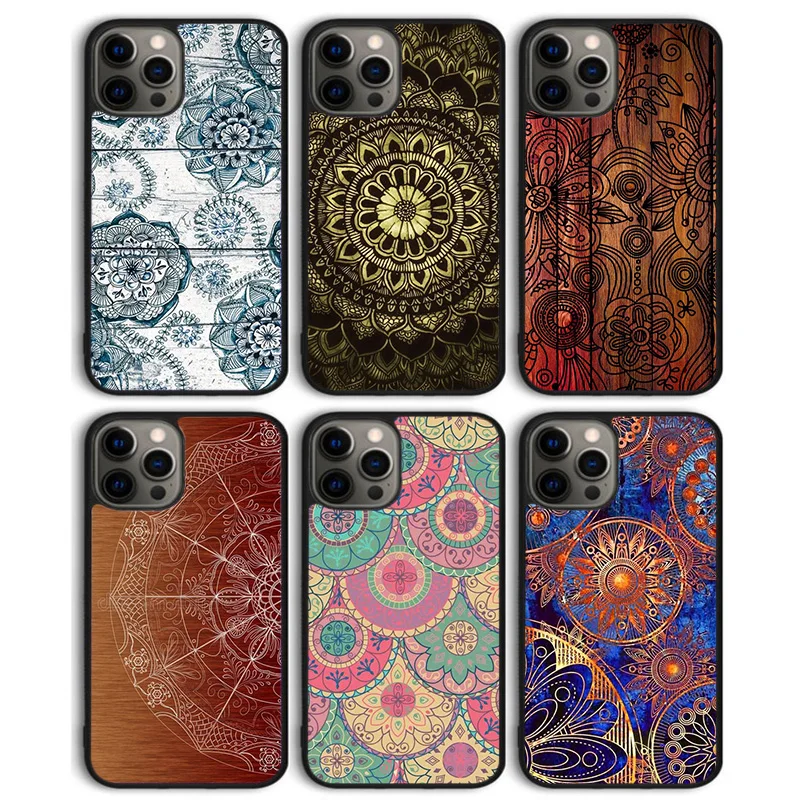 MANDALA DREVA KVETOVÝ PASE PAN