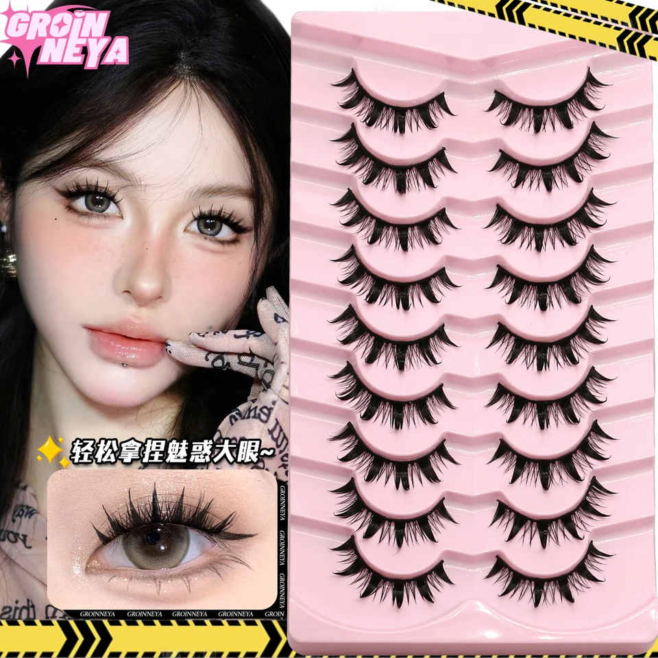 Manga riasy nové prírodné manga riasy mäkké mihalnice hrubé falošné riasy make -up riasy múdry manga mäkké mihalnice Hot Hot
