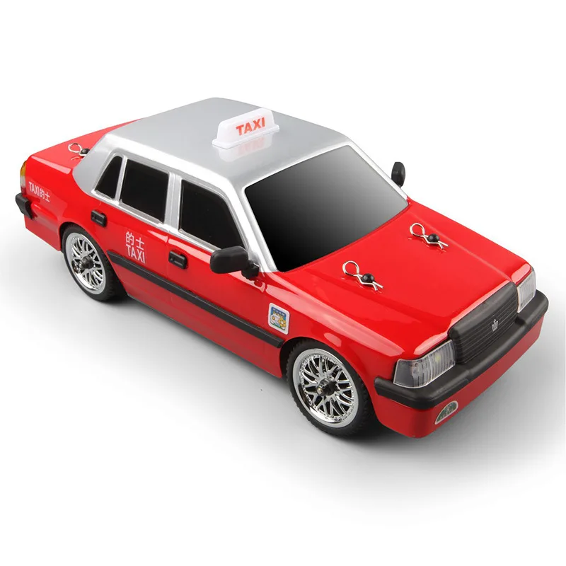 Mangniu 1:16 Drift Drift Drift Drift Car RC Car Hong Kong Taxi Taxi Vysokorýchlostný drift automobil MN-38 Detský darček darček