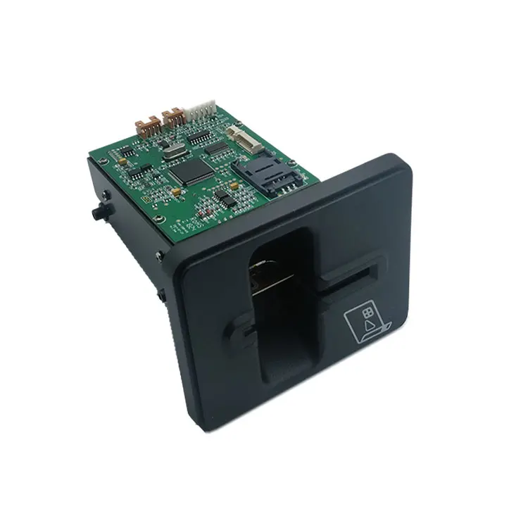 Manuálne vloženie kiosk IC RF Magnetic Card Reader Autor