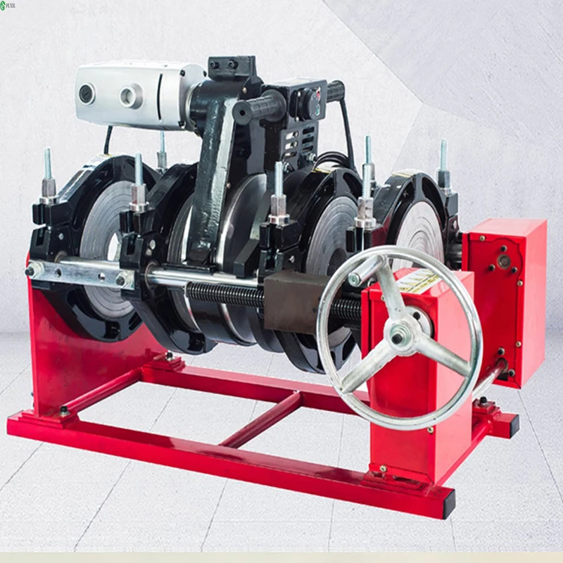 Manuálny zvárací stroj na zadok 63 ~ 160 mm rúrka Fúzne zvárač nástroj Elektrický pe rúrkový zvárací stroj Priepustné vykurovacie vykurovanie Motor