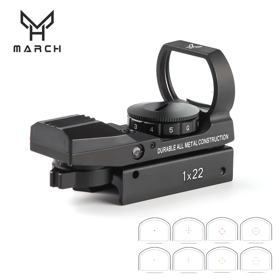 Marec Hot 11/20 mm Rail Riflescope Hunting Optics Holographic Red Dot Sight Reflex 4 Retice Tactical Scola Collimátor Zrak Collimator