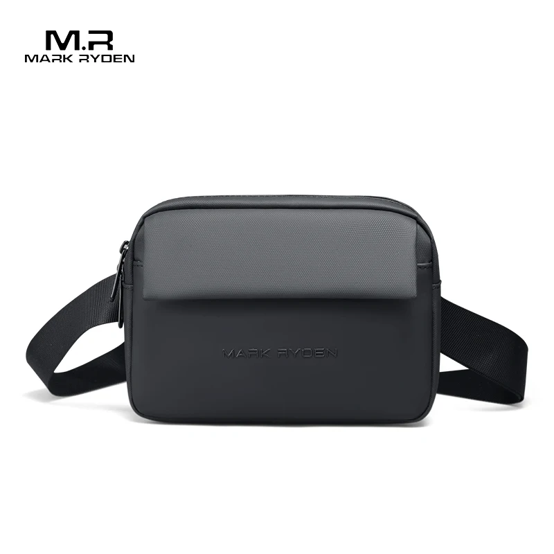 Mark Ryden Black Crossbody Bag Fanny Balíky taktické fanny balenie Crossbody Bag Pánske tašky vrecká s taškami pre mužov