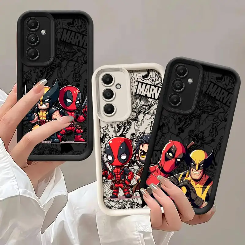 Marvel Cool Wolverine Friend Telefón puzdro pre Samsung Galaxy A55 A52 A33 prípady A24 A15 A12 A23 A22 5G A54 A52S A53 A53 Funda Cover Cover