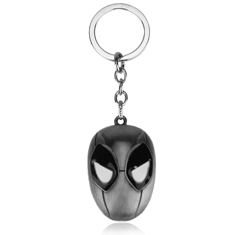 Marvel Deadpool Avatar Logo Modelovanie Kľúčenicu prívesok Prívesky Prívesky Autáčky Kľúčové doplnky Hračky Hračky vianočné darčeky
