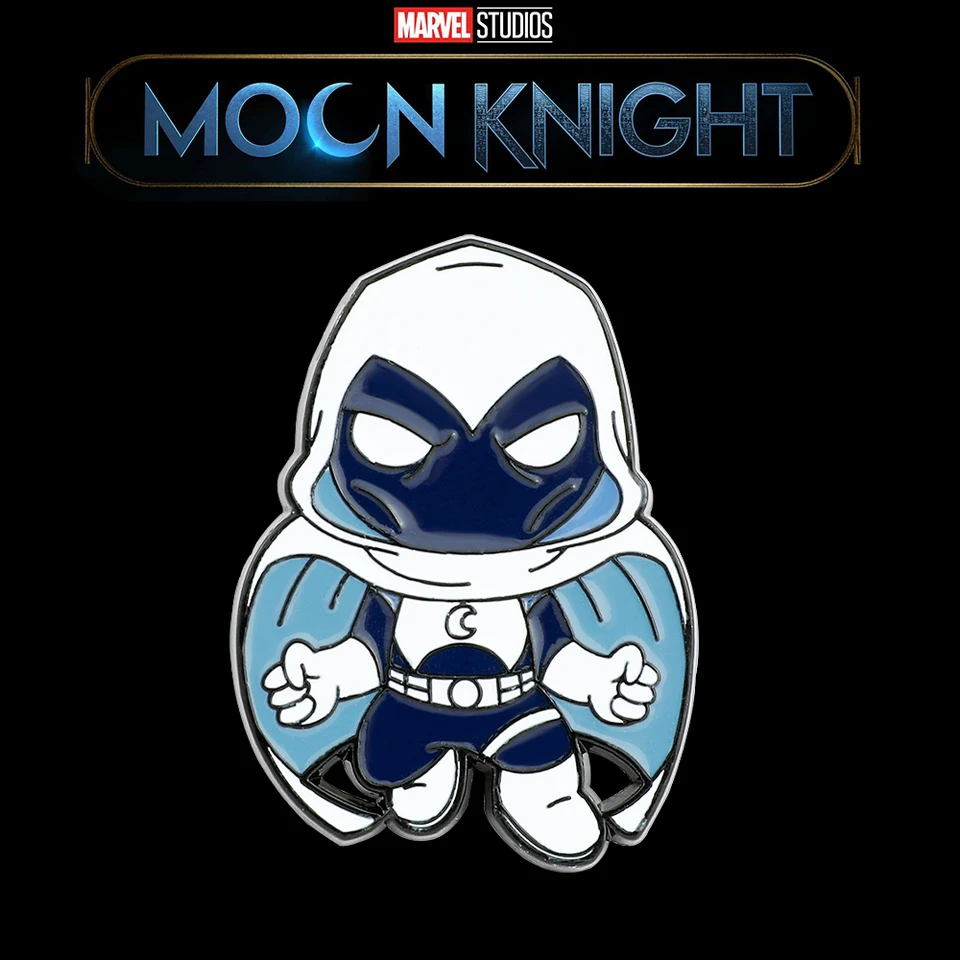 Marvel Hero Moon Knight Pins Metal Enamel Broš