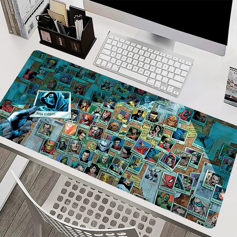 Marvel Hero The Avengers Mouse Pad Laptop XXL Anime MousePad Gaming Klávesnica Pad PC PC PC PC PAMER SKARDE STARK MAT HD Koberec