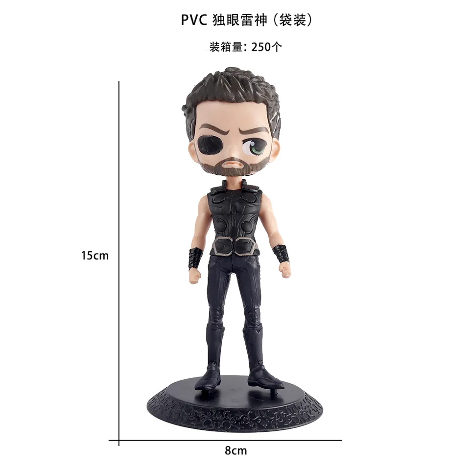 Marvel legendy Anime Iron Man Black Widow Thor Iron Spider Man Captain America Action Figure GK Model KAMT DETS CHARM HOWBY DARČEK
