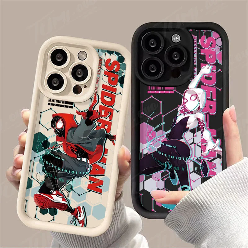Marvel Spider Man Pase pre puzdro pre Xiaomi Poco x6 x5 x4 gt f3 f4 f5 m6 Pro x3 nfc mi 13t 12t 11t 13 12 11 11 Lite 5g NE Silikónový puzdro