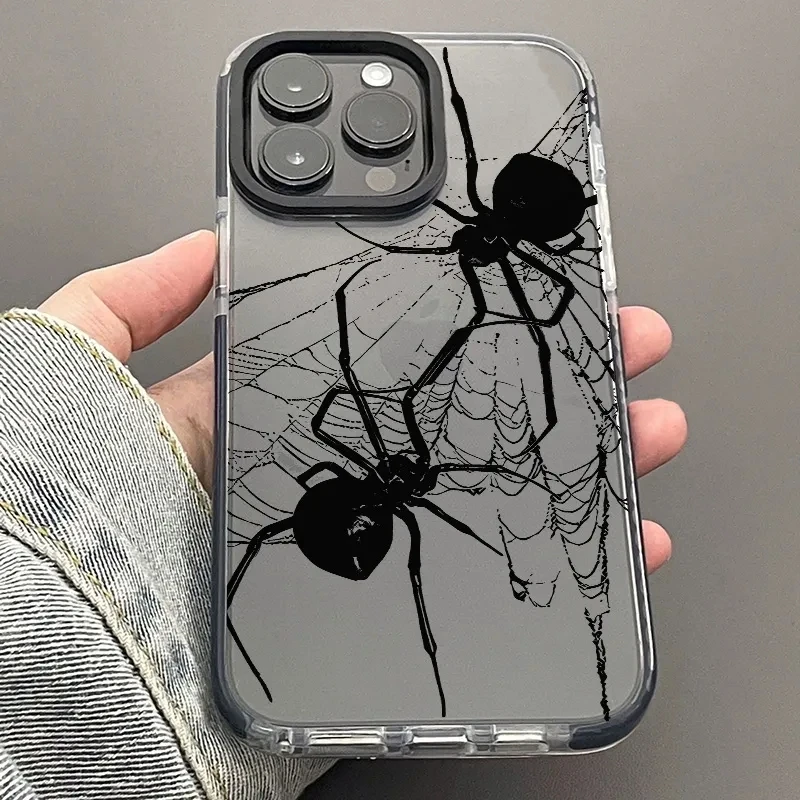 Marvel Spider Man Spider Net Cool Telefón puzdro pre iPhone 16 15 14 13 12 11 Pro Max xr xs 7 8 Plus Mini Y2K Soft Anti Fall Cover Cover