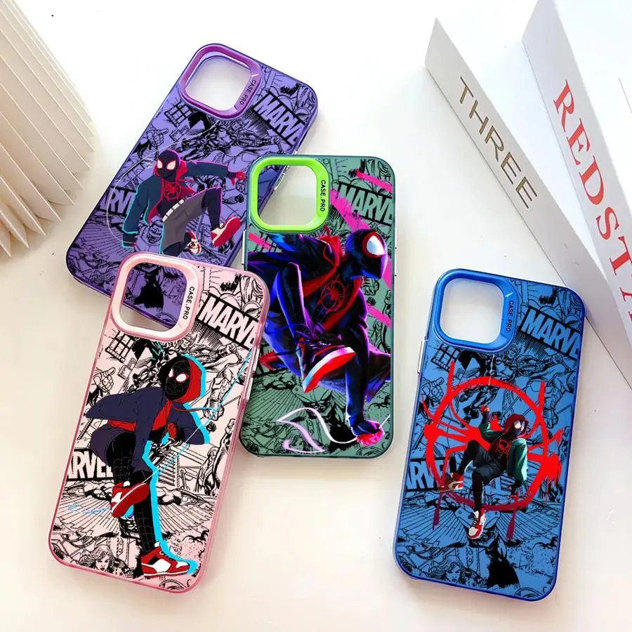 Marvel Spiderman telefónny puzdro pre Xiaomi Redmi 9c 14c 10 Poznámka 9 PRO A2 Plus A1 9T 12 5G 13C Spätný mäkký kryt