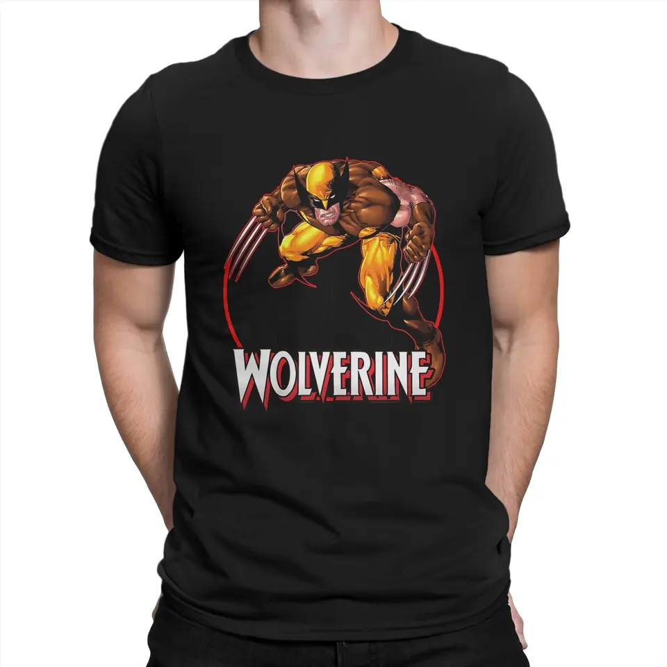 Marvel Super Hero tričká Men X-Man Wolverine Humor 100% bavlnená tričko posádka krk s krátkym rukávom tričká s darčekom nápady oblečenie