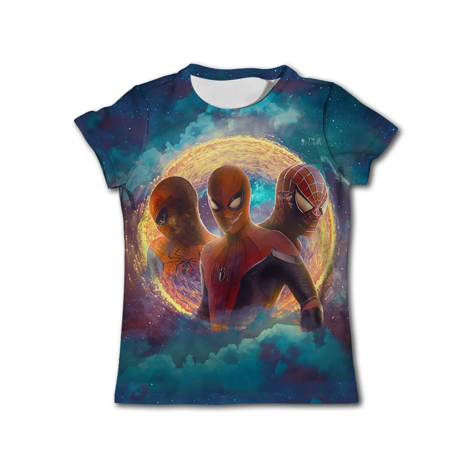 Marvel superhrdina Hulk Tričko Detské tričko Detské tričko Spider Man Detské top tričko Letné krátke rukávy