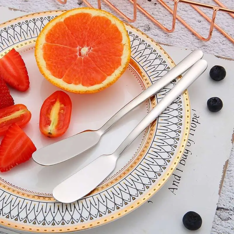 Maslo nôž džem špachtle masla špachtle zahustená z nehrdzavejúcej ocele špachtle krém nôž západné nože
