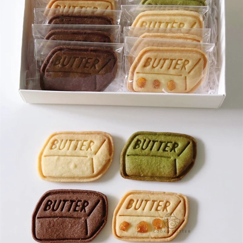Maslo štvorcový tehlový tvar cookie cutter sušienky plesne pečivo pečenie potraviny garde plastové sušienky fondant cutter kuchynské náradie