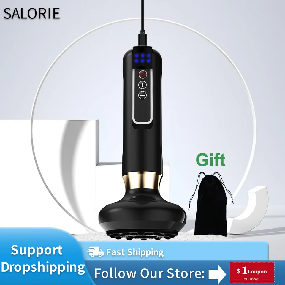 Massager tela Massager Elektrické vákuové masážne masáž anti-celulitnej terapie Massager pre telo Guasha Scraping Furning Treatming