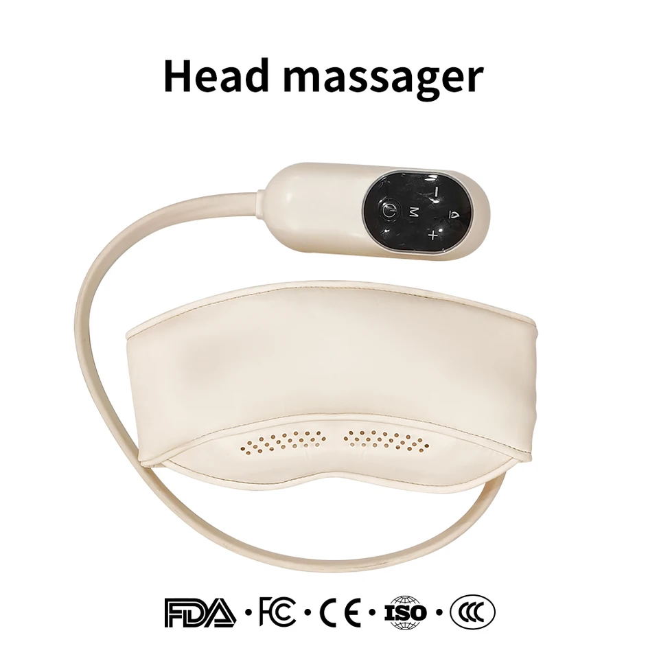 Massager tlak vzduchu Elektrická hlava Massager Grafénové vykurovanie oka Horúca kompresia pre relax Zlepšiť úľavu od stresu spánku