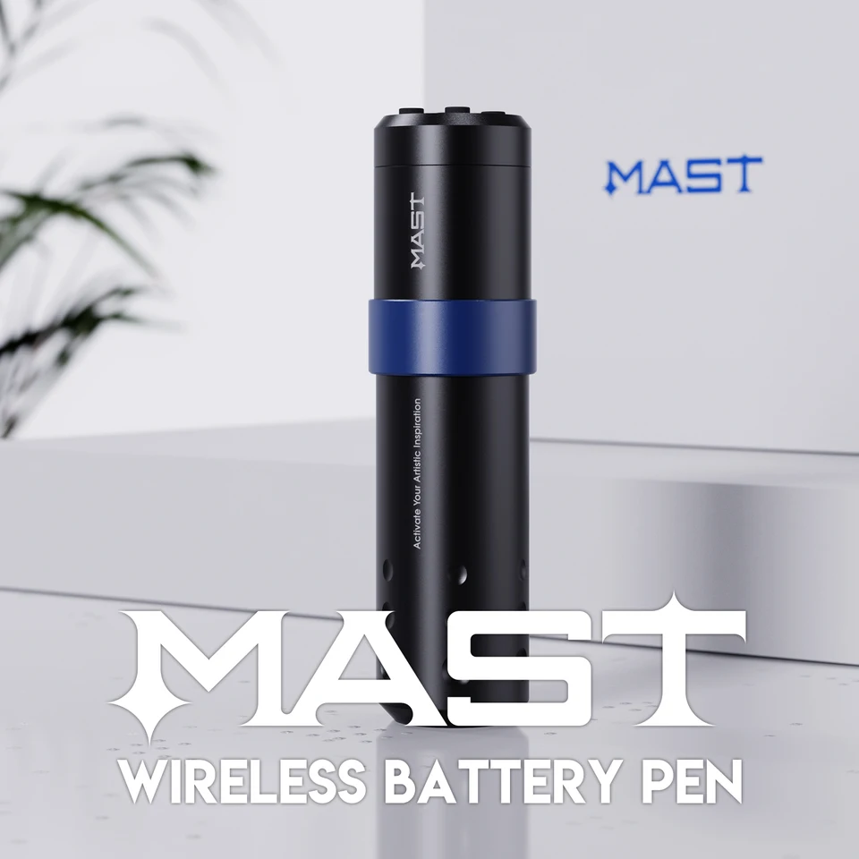 Mast Wireless Cartridge Tattoo Pen 1500 mAh Vysoko kapacitná batéria s digitálnym displejom typu C Digitálny displej Classic Tattoo Machine