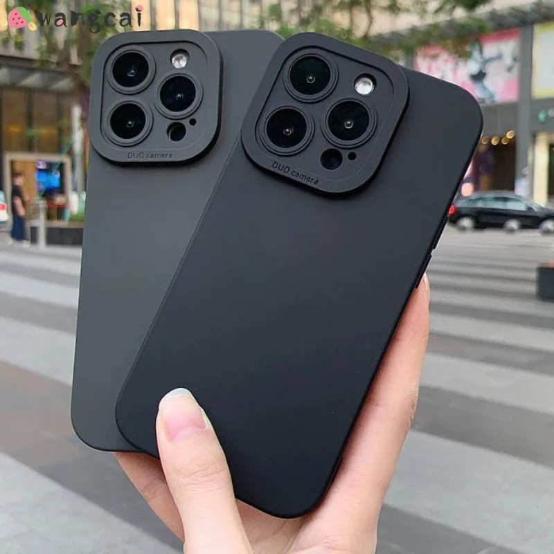 Masívna farba silikónového telefónu pre Realme C67 C55 C53 C51 C33 C35 C30S C25S C21Y C25Y C20 NARZO N55 Soft