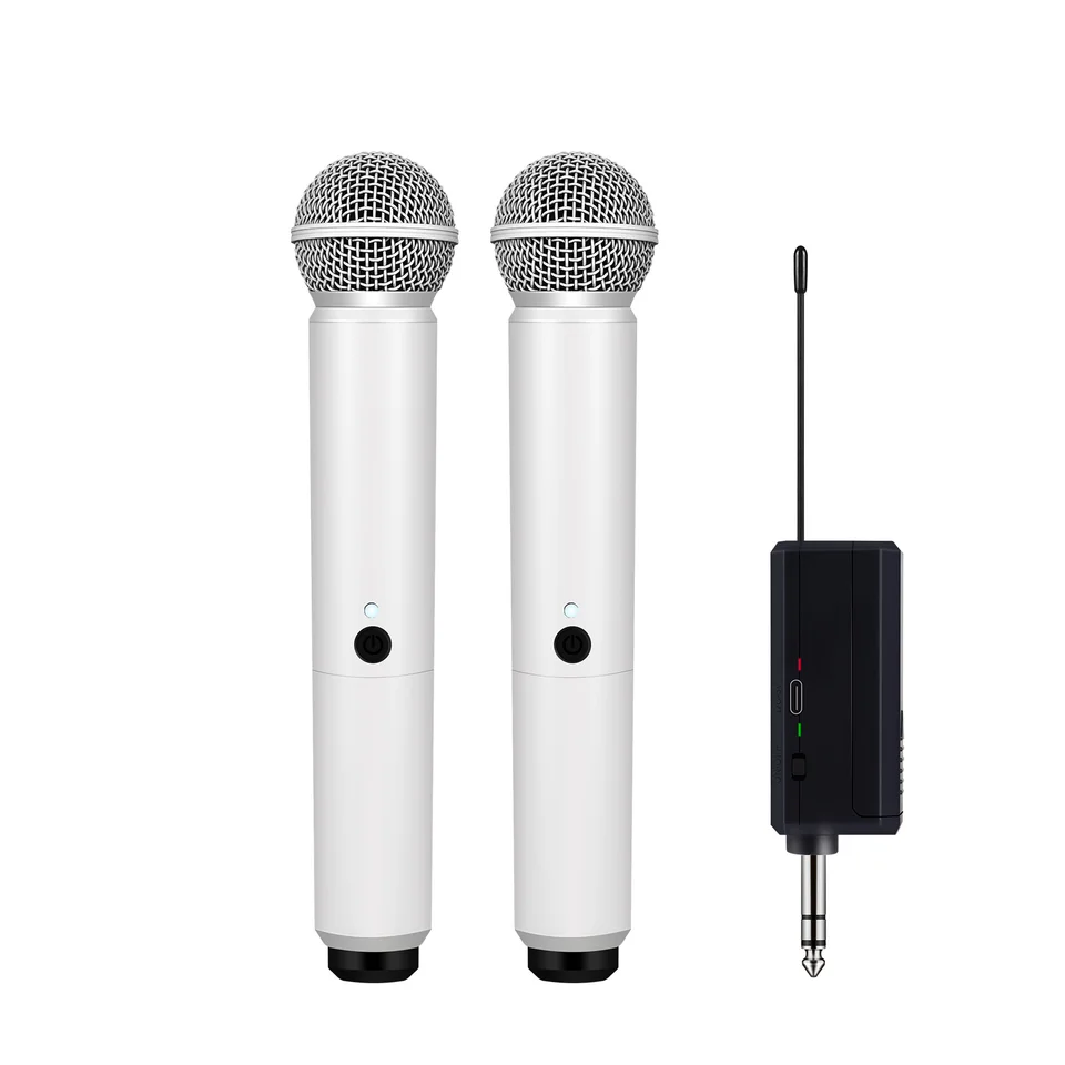 Mate bezdrôtový mikrofón karaoke mikrofónna frekvencia s nabíjateľnou batériou prijímača pre reproduktor domácich večierkov