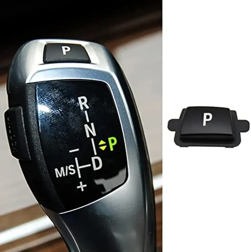 Mate čierny kryt gombíkového gombíka na posun gombíka na gombík vhodný pre BMW 3 Series F10 F20 F22 F30 F32 F25 F26 F15 F16