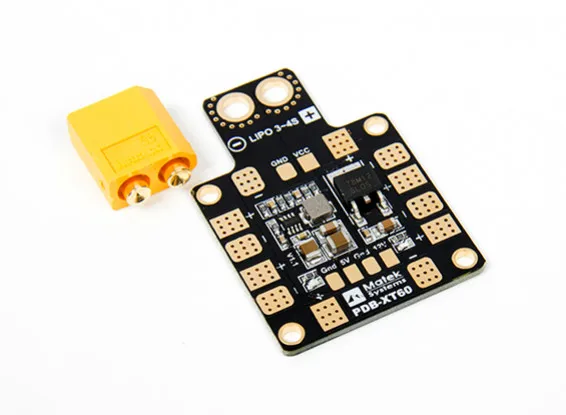 Matek Mini Power Hub PDB XT60 Distribučná doska PDB-XT60 s BEC 5V/12V pre FPV Drone Quadcopter QAV210 QAV-R QAV-X