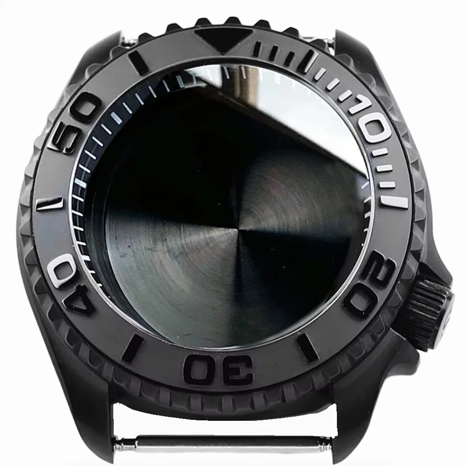 Mateli Dome Sapphire Glass 200 m vodotesný PVD 41mm SKX Diver Watch Case pre NH35 NH34 NH36 pohyb čiernej modrej červenej vložky
