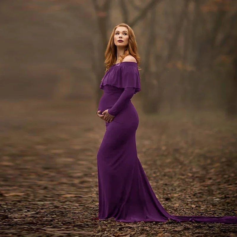 Materské šaty fotografovanie natáčanie Ruflové obojky šaty materské fotografie rekvizity tehotenské šaty materské odevy