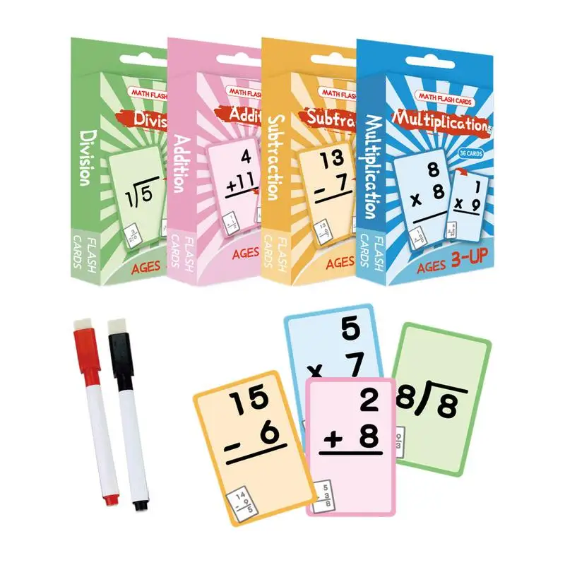 Math Flash Cards Multiplikation Division Divízia sčítanie flash kariet Deti vo veku 6 a viac rokov zlepšujú nástroj matematických zručností pre nástroj pre matematické zručnosti pre