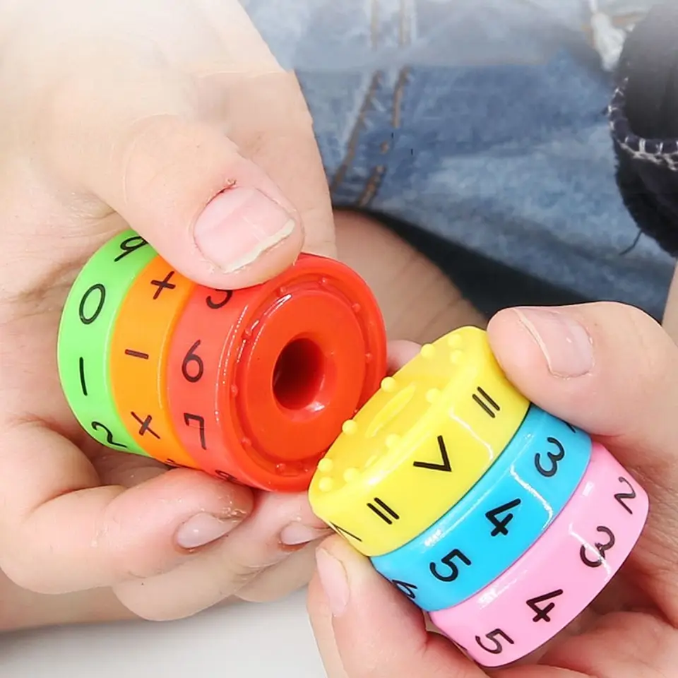 Math Toys Intelligence Aritmetic Math Math Math Magnetic Block Learning Educational Toys Montessori Puzzle Game Numbers Magic Cube