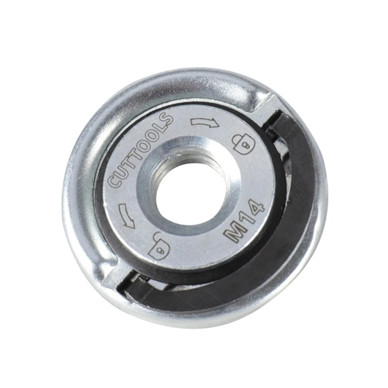 Matica rýchleho zámku pre uhol brúsky lisovacej dosky Uhol mlynčeka rýchla inštalácia samoliečanie 44,7 mm priemer M14
