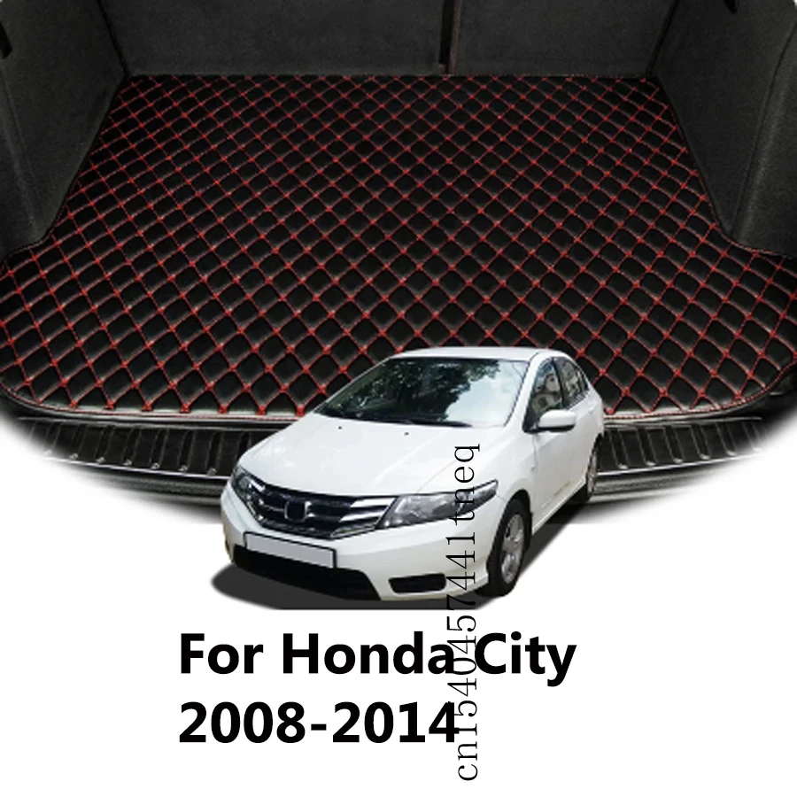 Matky automobilu pre Honda City 2008 2009 2010 2010 2011 2013 2014 Vozidlo Cargo Liner Carpet Automatické interiérové ​​príslušenstvo vodotesné
