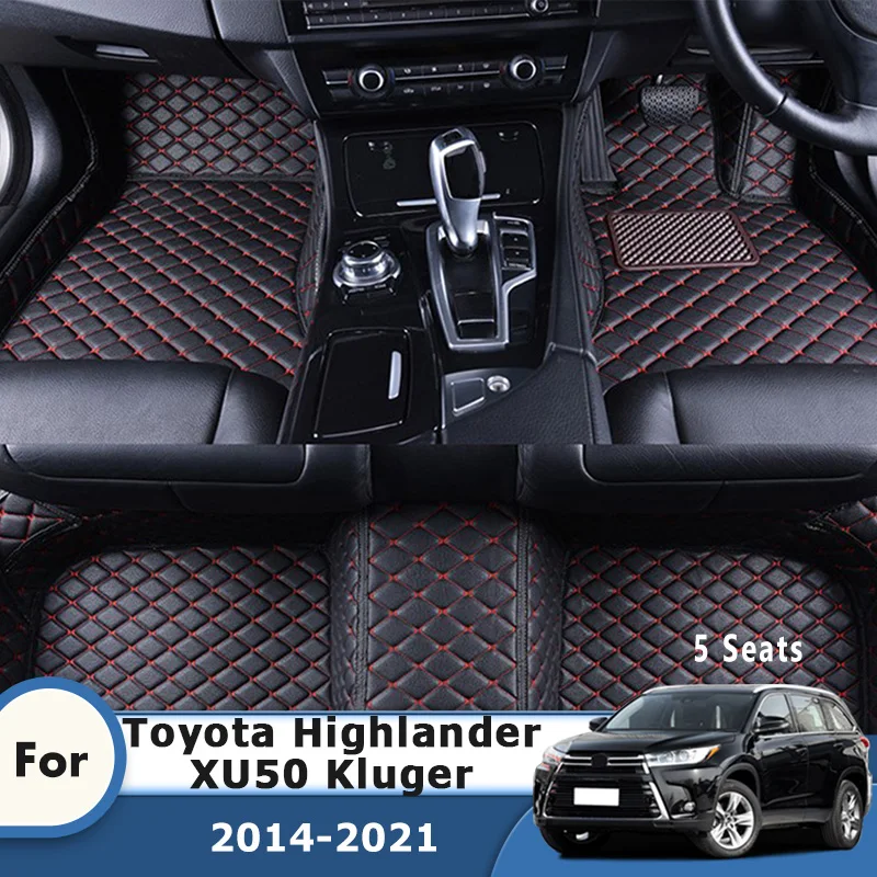 Matky na podlahové podlahy RHD pre Toyota Highlander Xu50 Kluger 2021 2020 2019 2018 2017 2016 2015 2014