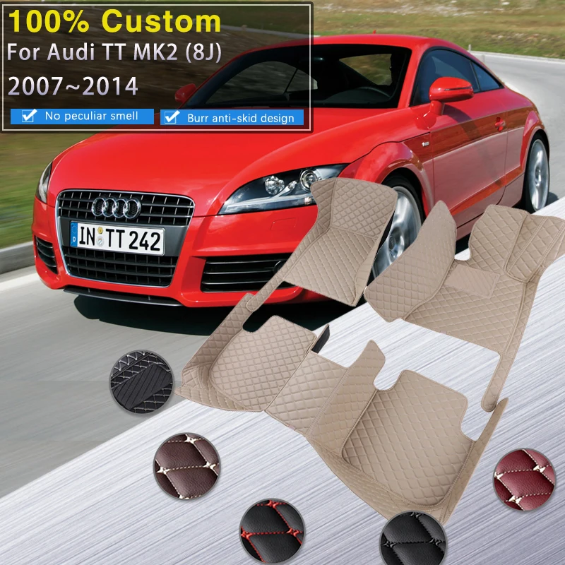 Matky pre autá pre Audi A4 B6 8E 8H 2000 ~ 2006 Odolný podlahový koberec kobercový podložka