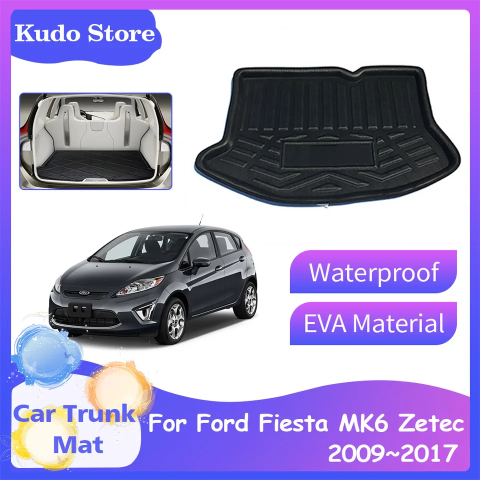 Matky pre kmeň pre Ford Fiesta Mk6 LX Titanium X Zetec Hatchback 2009 ~ 2017 vesmírna dekorácia zadná úložná doštička Interiérový doplnok